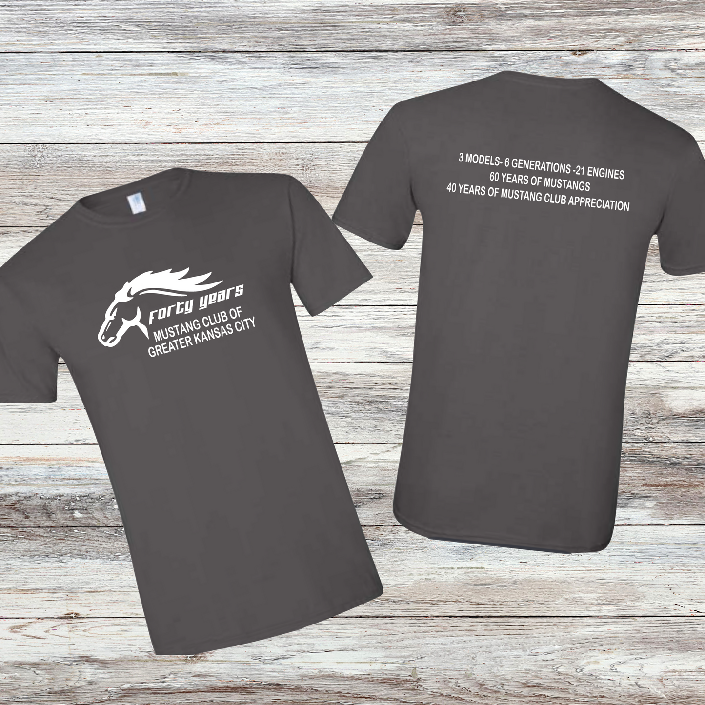 40 Years Mustang Club T-shirt - evrytang and more