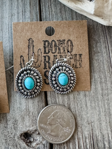 Western Stone Dangle Earrings