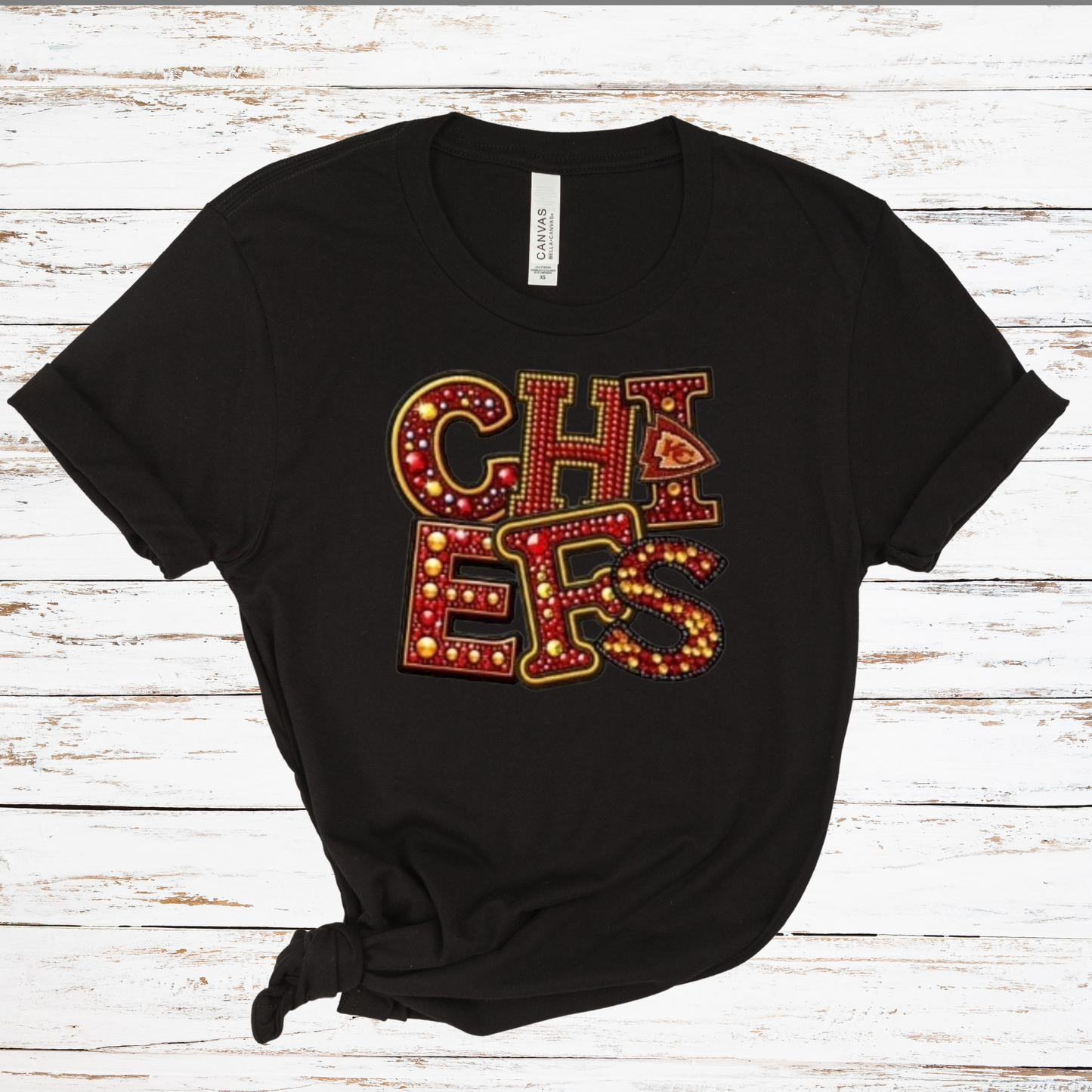 Faux Rhinestone football design - evrytang and more