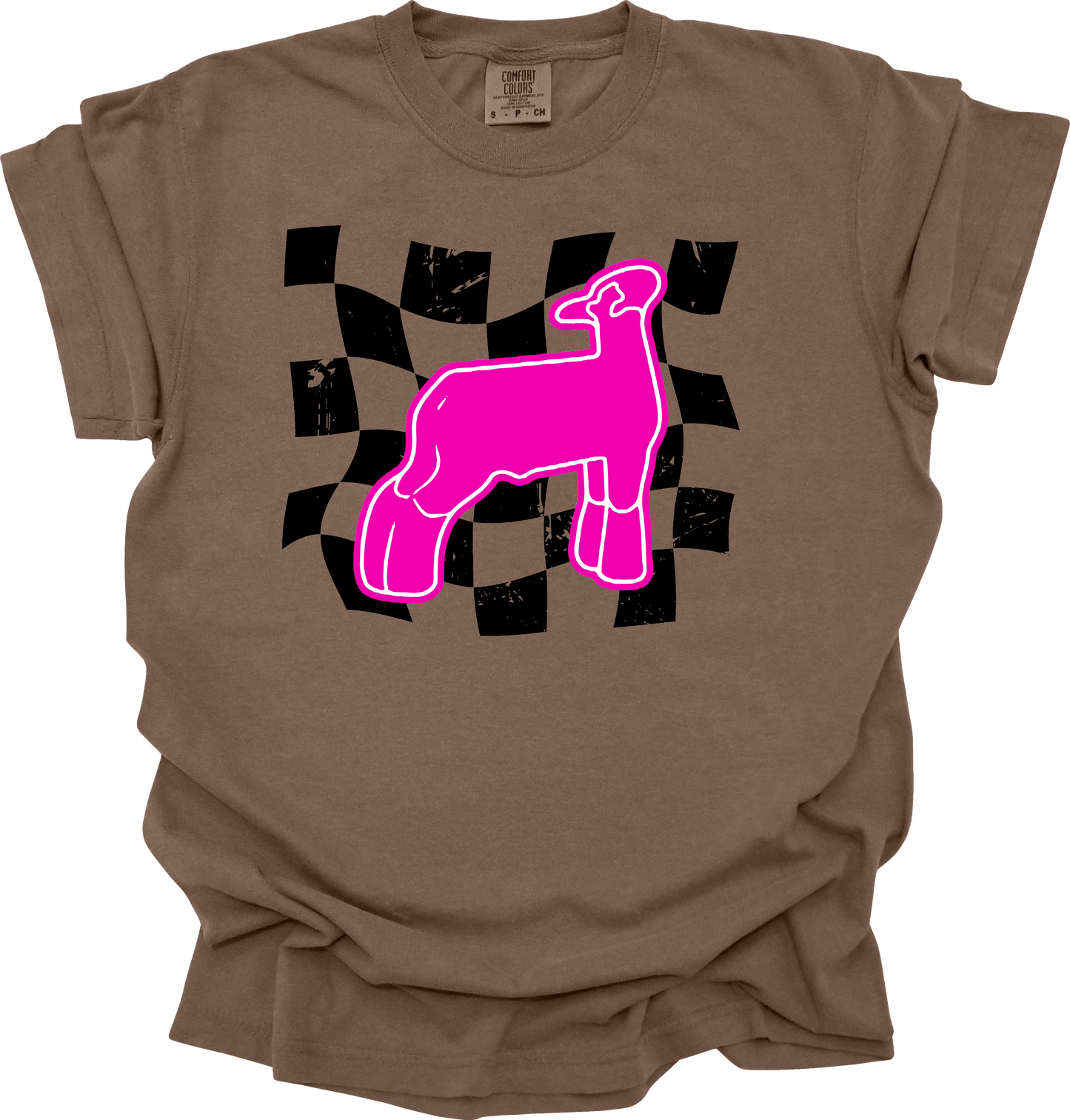 Show lamb checkered design