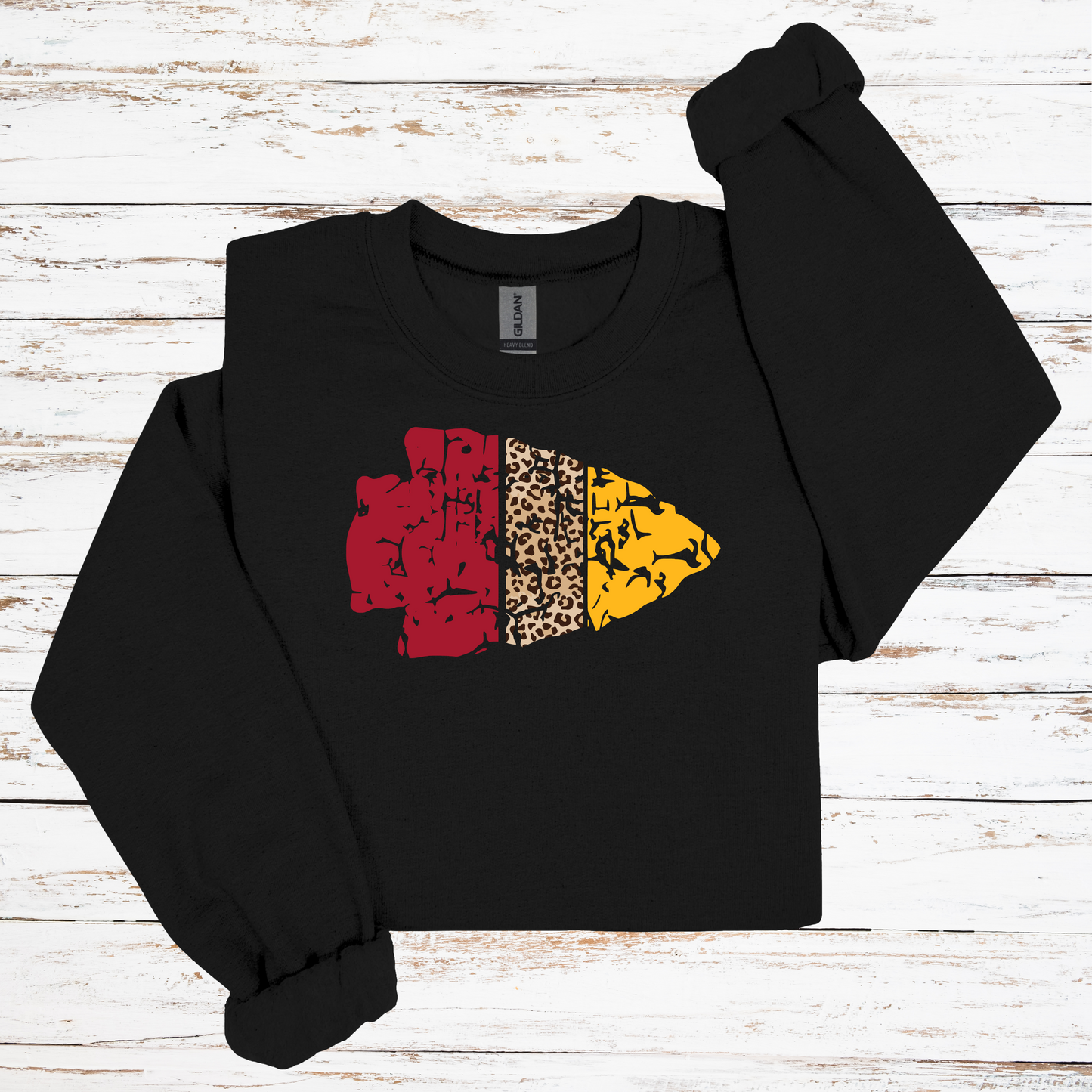 Grunge arrowhead, in all the KC colors - evrytang and more