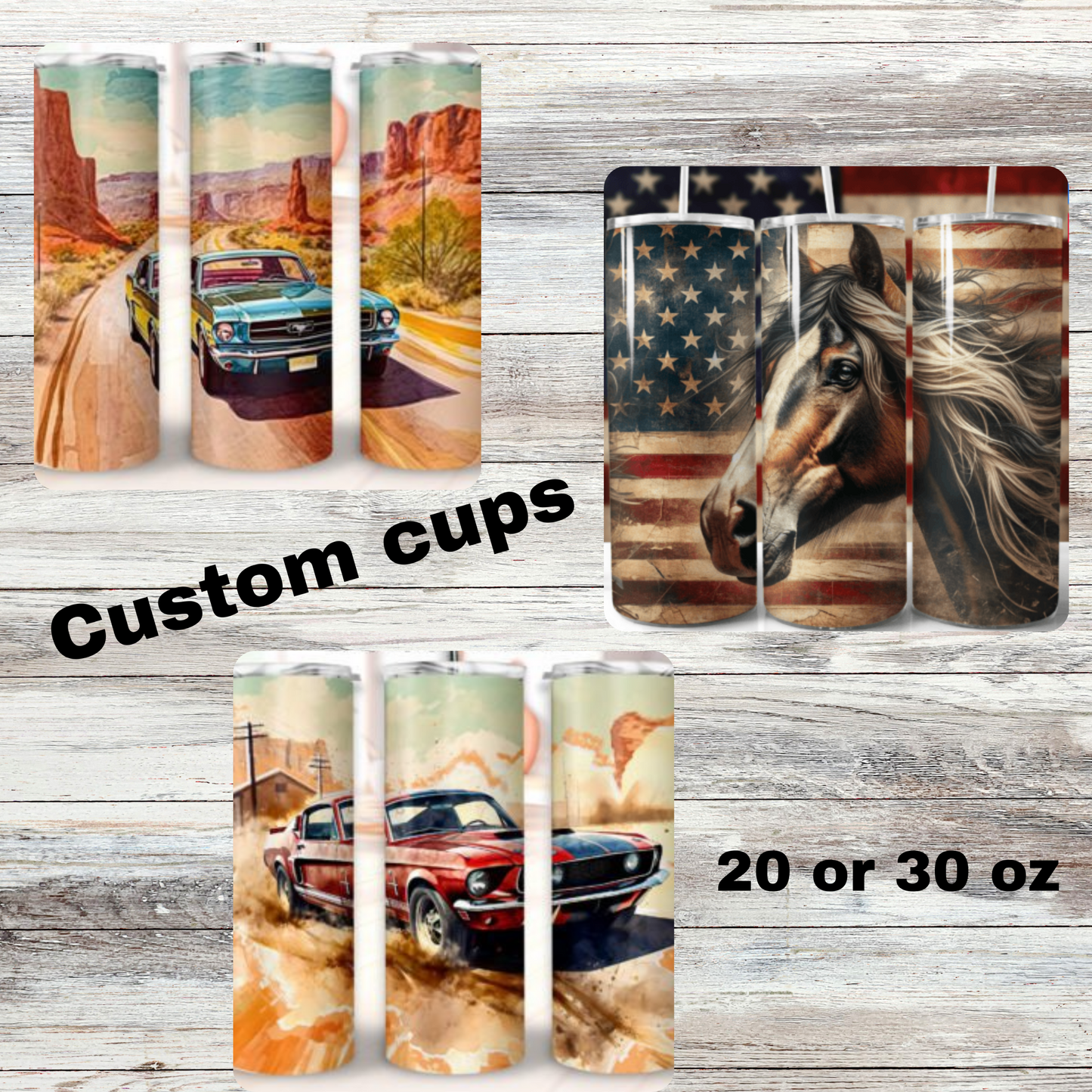 Custom Tumbler cup/ Mustang Club of Greater Kansas City - evrytang and more