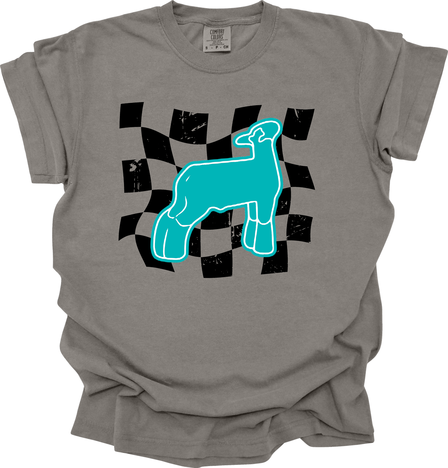 Show lamb checkered design