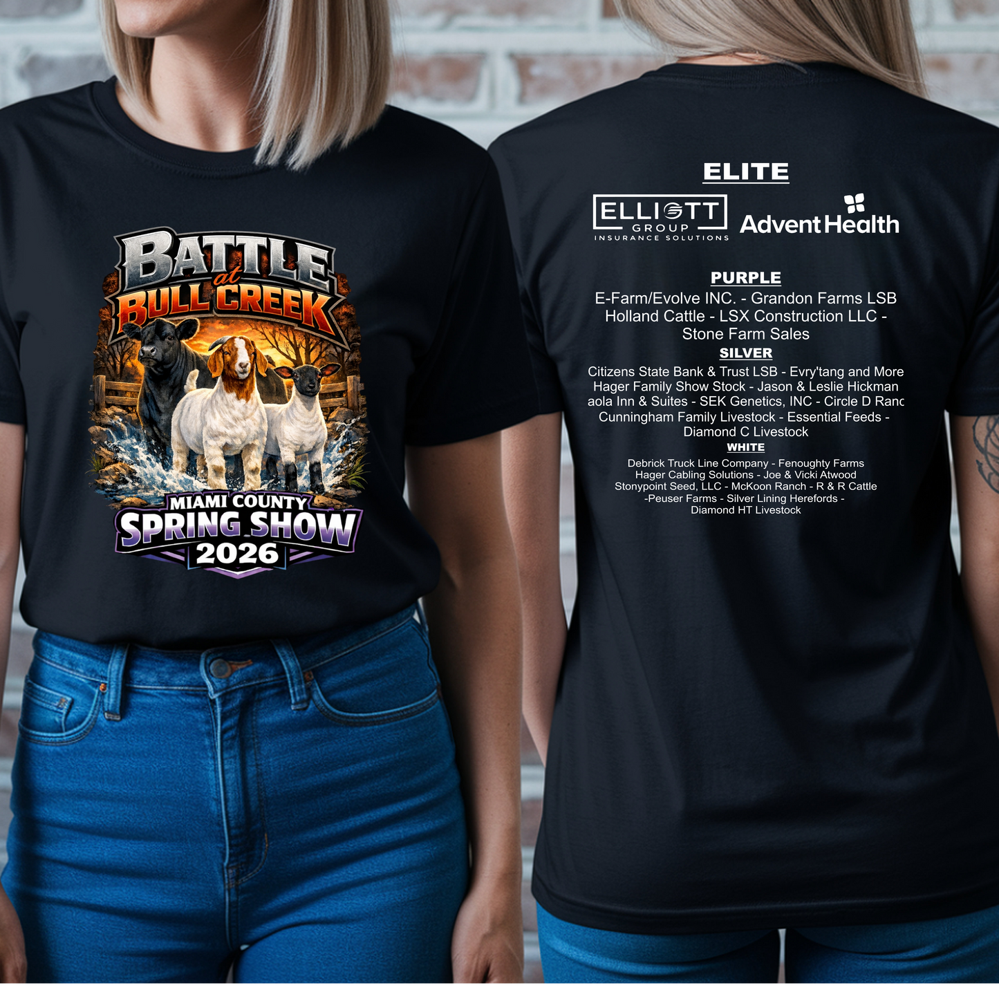 Battle at Bullcreek 2026 t-shirt- youth sizes - evrytang and more
