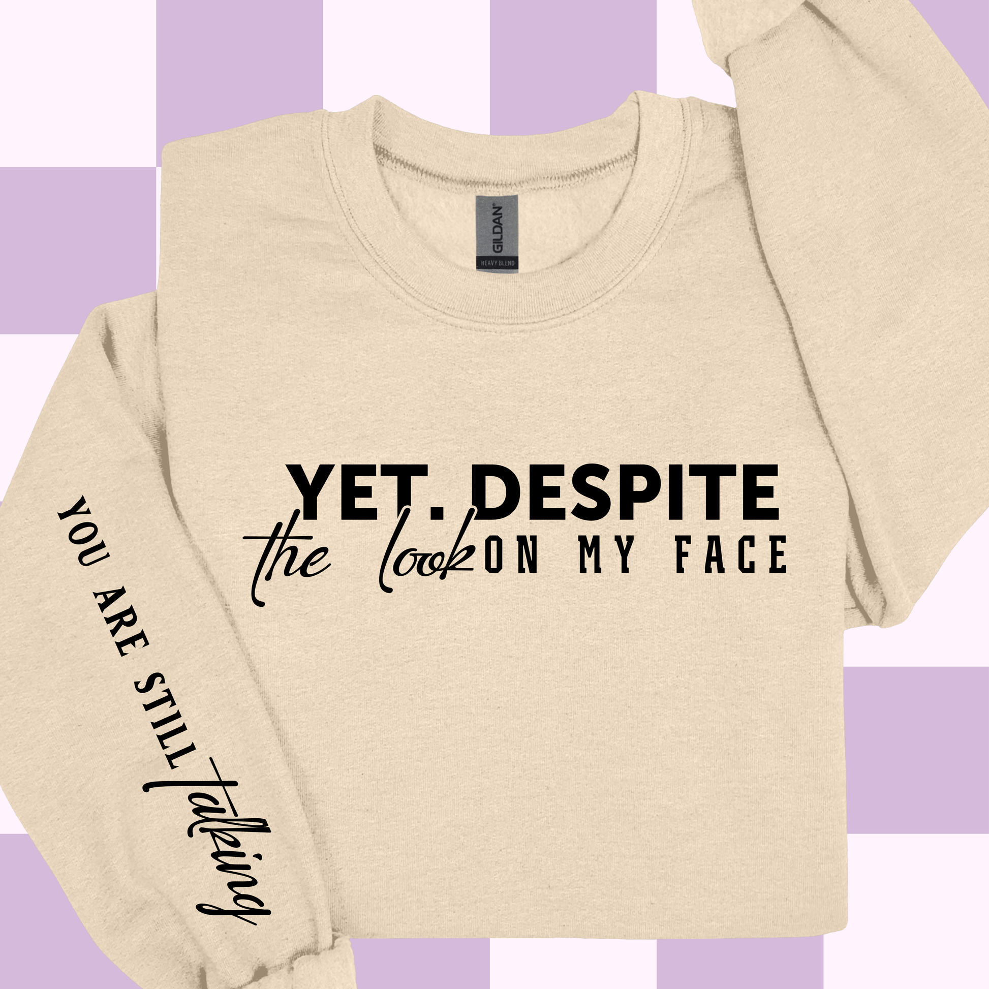 Yet despite the look on my face plus sleeve image - evrytang and more