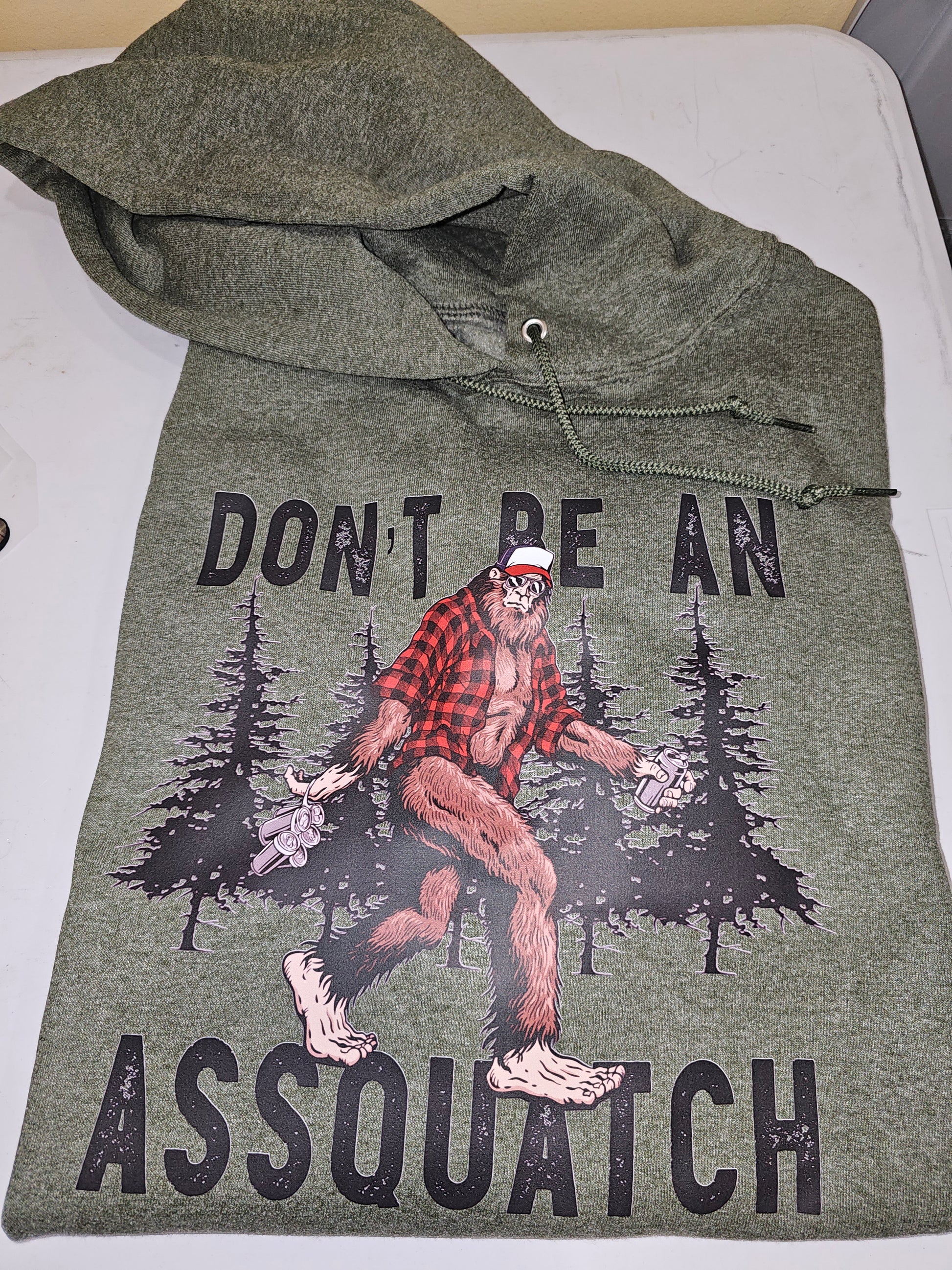 Funny Assquatch Reminder Tee - Bigfoot Humor in Every Step - evrytang and more