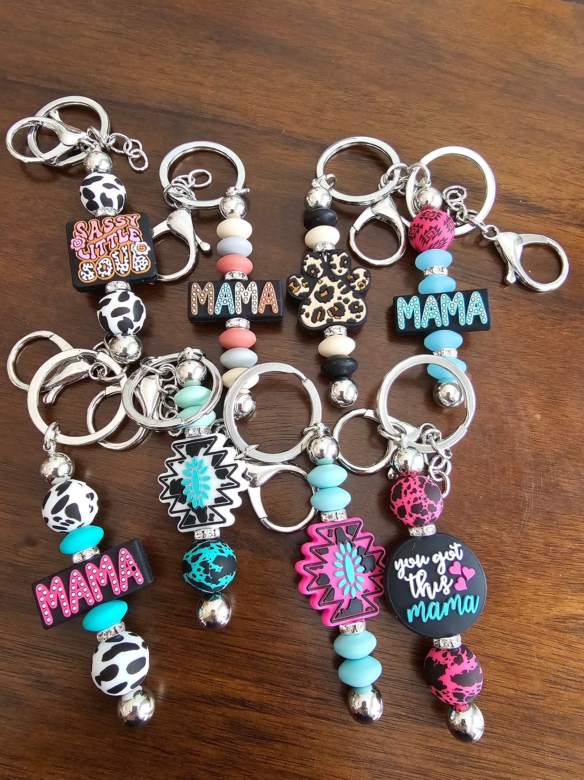 Western, mama and fun designs keychains - evrytang and more