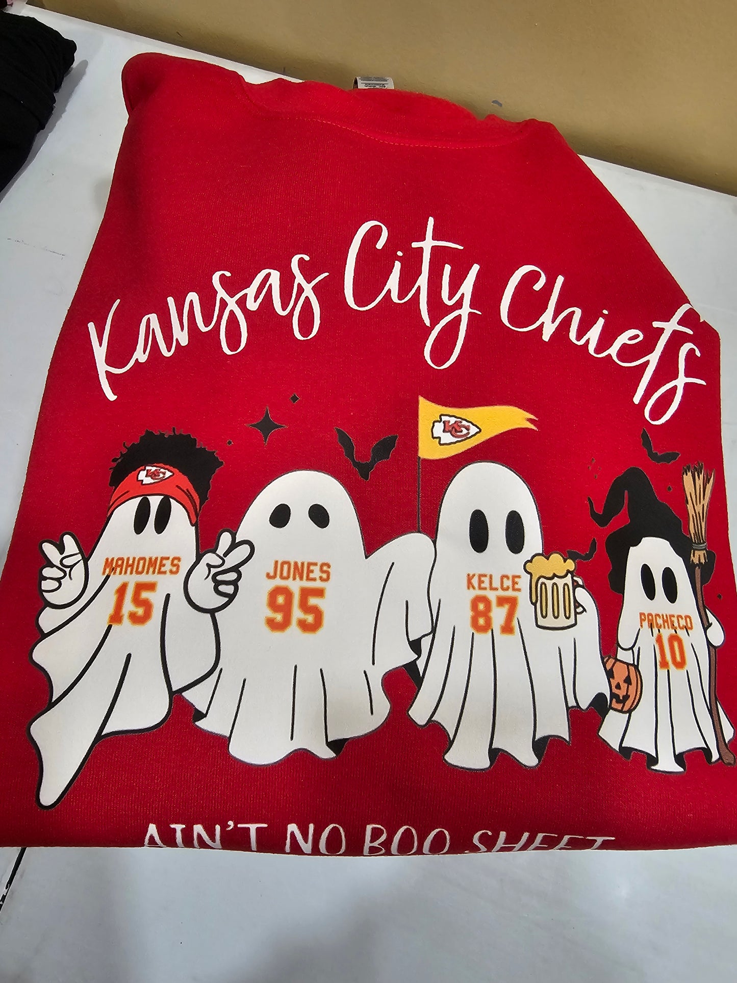 Kansas City football Halloween ghost players