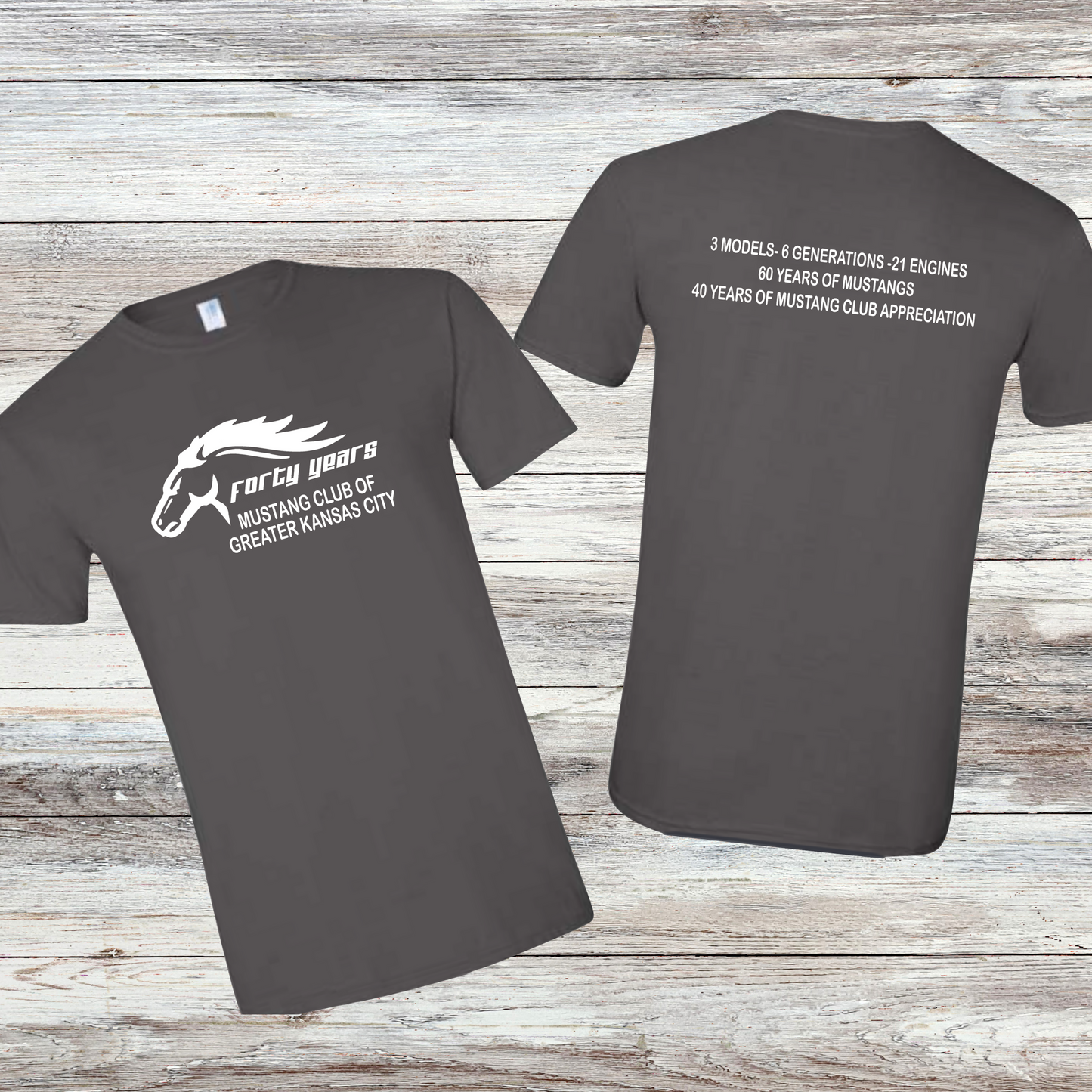 40 Years Mustang Club T-shirt