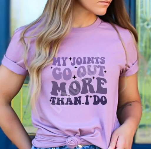 Wavy Retro Joints Tee - Humorous Statement with a Groovy Vibe - evrytang and more