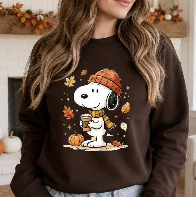 Cute fall beagle sweatshirt