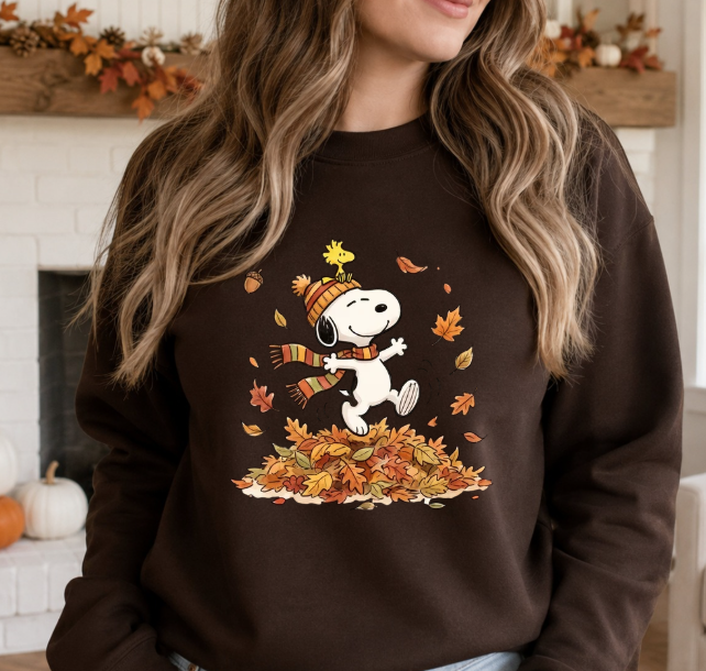 Cute fall beagle sweatshirt