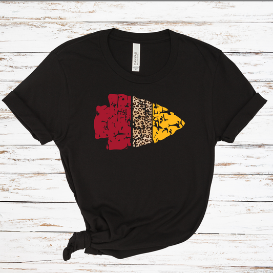 Grunge arrowhead, in all the KC colors - evrytang and more