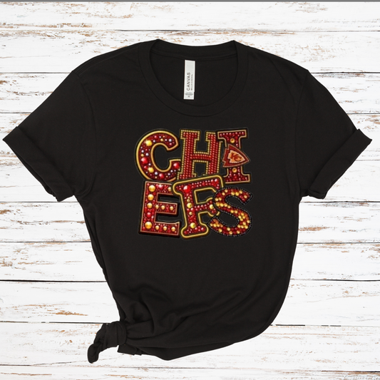 Faux Rhinestone football design - evrytang and more