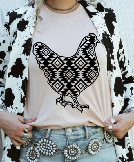 Chicken with western design design - evrythang and more