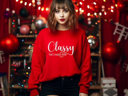 Classy with a Hint of Sass Tee - Expressive Style Statement - evrytang and more